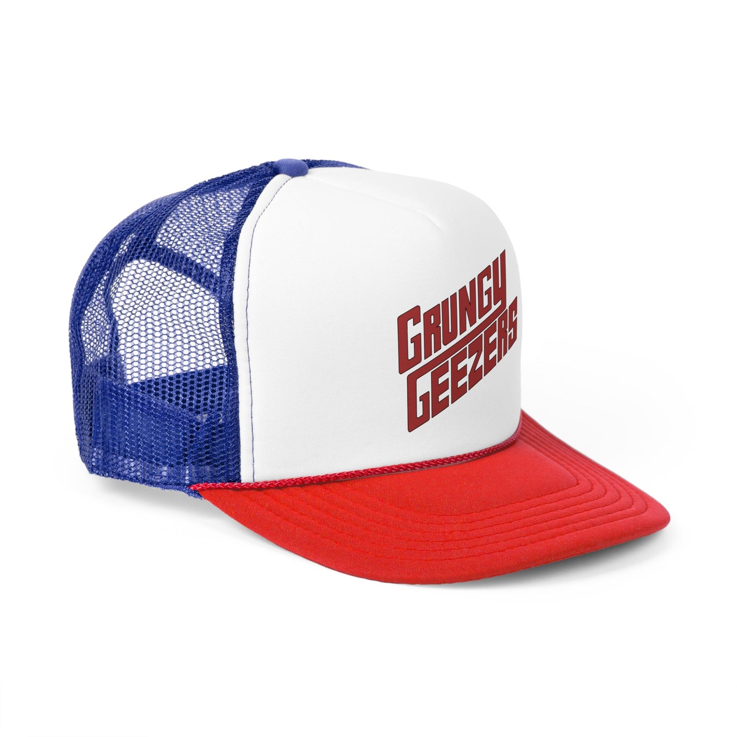 Grungy Geezers "Rock 'n' Roll Roadie" Trucker Hat - T3kNo - Logic.xyz