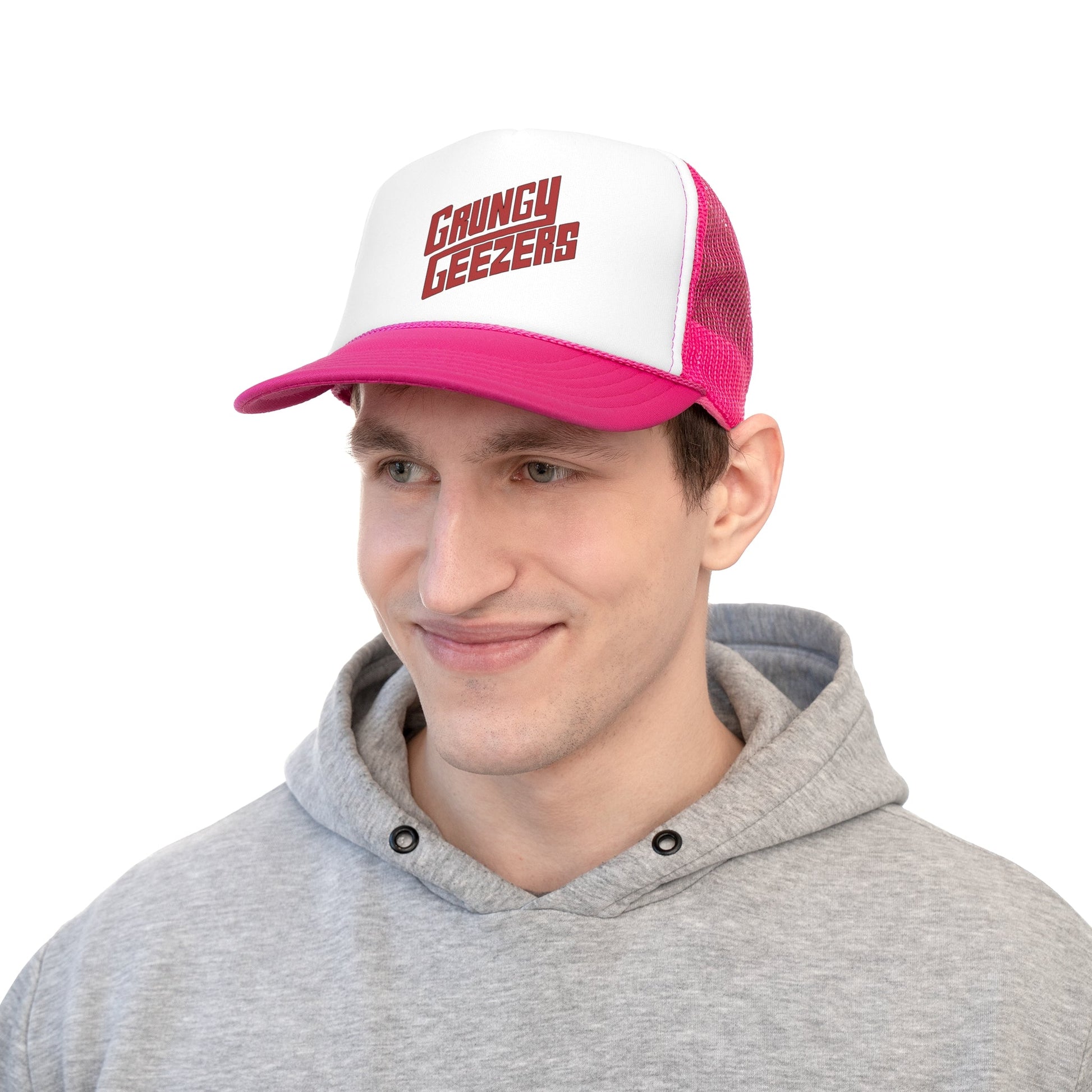 Grungy Geezers "Rock 'n' Roll Roadie" Trucker Hat - T3kNo - Logic.xyz