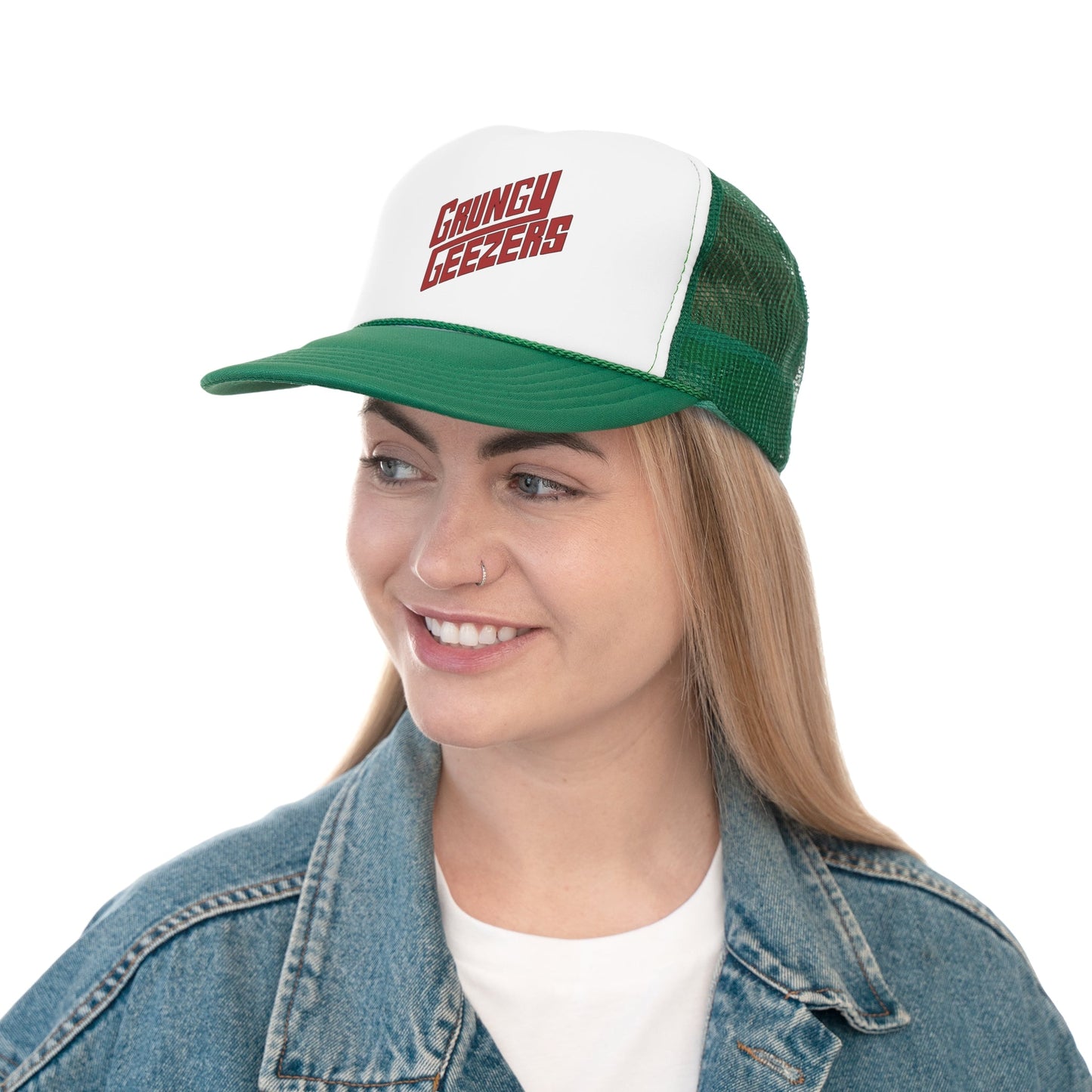 Grungy Geezers "Rock 'n' Roll Roadie" Trucker Hat - T3kNo - Logic.xyz