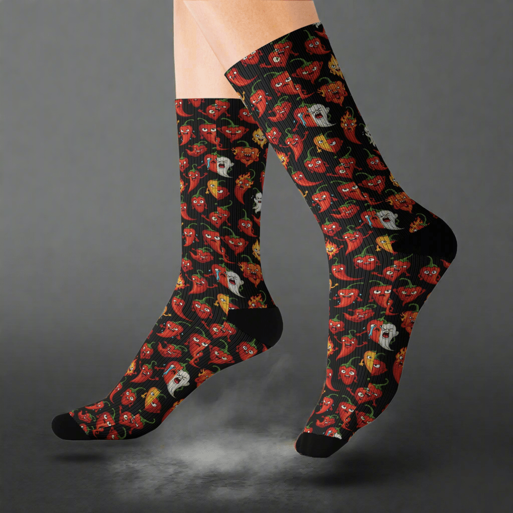 IC Spicy "Certified Hot Foot" Socks - The Enchanted Bonsai Bazaar