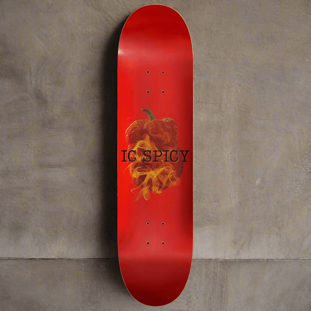 IC Spicy "World Record Grind" Skateboard Deck - The Enchanted Bonsai Bazaar