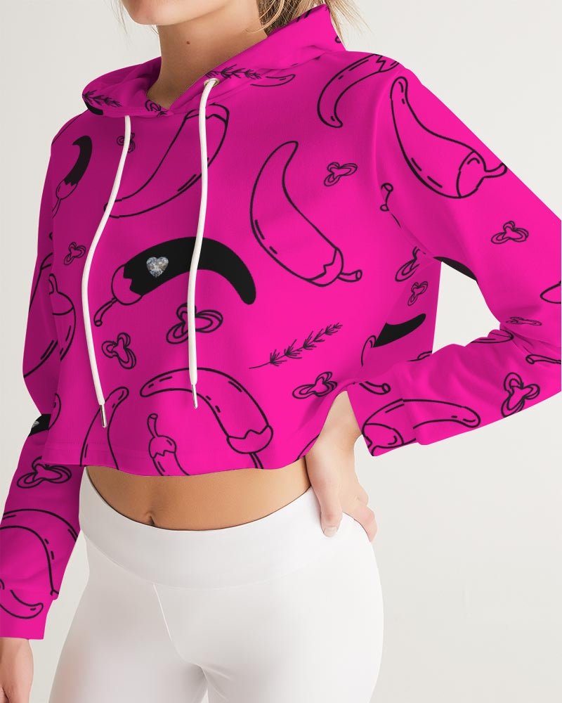 IC Spicy x Candace Marquette "Certified Flux" Cropped Hoodie - The Enchanted Bonsai Bazaar