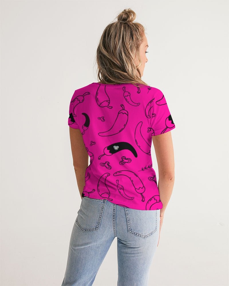 IC Spicy x Candace Marquette "Certified Spark" V - Neck T-Shirt - The Enchanted Bonsai Bazaar