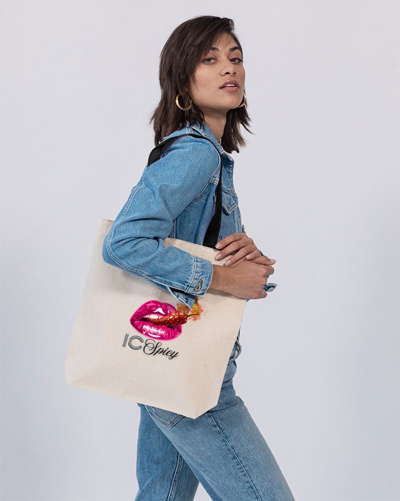 IC Spicy x Candace Marquette "Revelation of RWA" Canvas Tote - The Enchanted Bonsai Bazaar