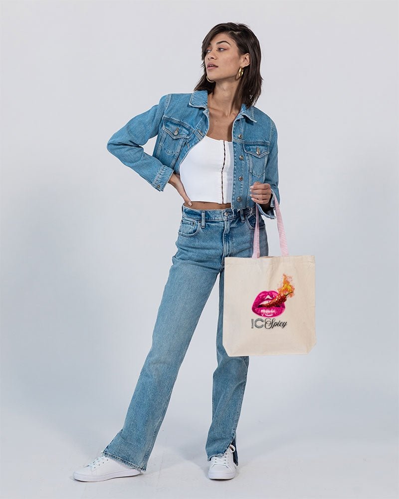 IC Spicy x Candace Marquette "Revelation of RWA" Canvas Tote - The Enchanted Bonsai Bazaar