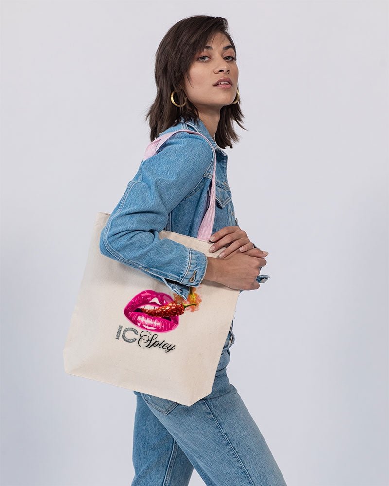 IC Spicy x Candace Marquette "Revelation of RWA" Canvas Tote - The Enchanted Bonsai Bazaar