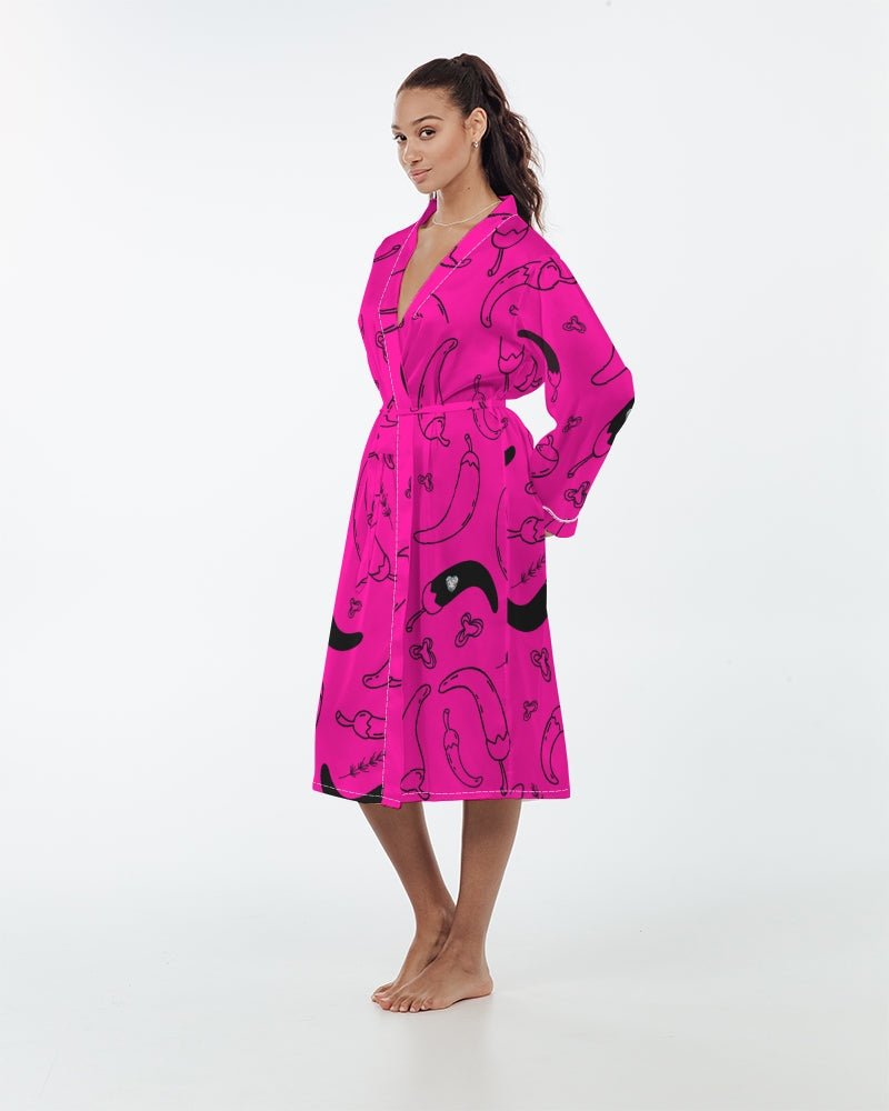 IC Spicy x Candace Marquette "Revelation of RWA" Satin Robe - The Enchanted Bonsai Bazaar