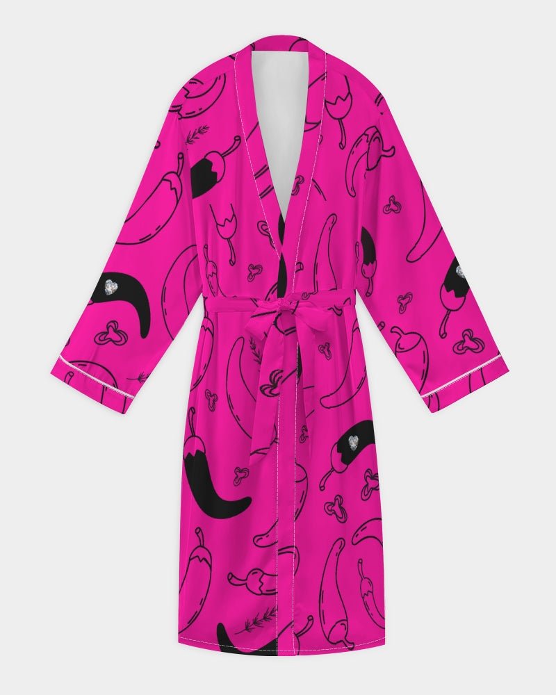 IC Spicy x Candace Marquette "Revelation of RWA" Satin Robe - The Enchanted Bonsai Bazaar