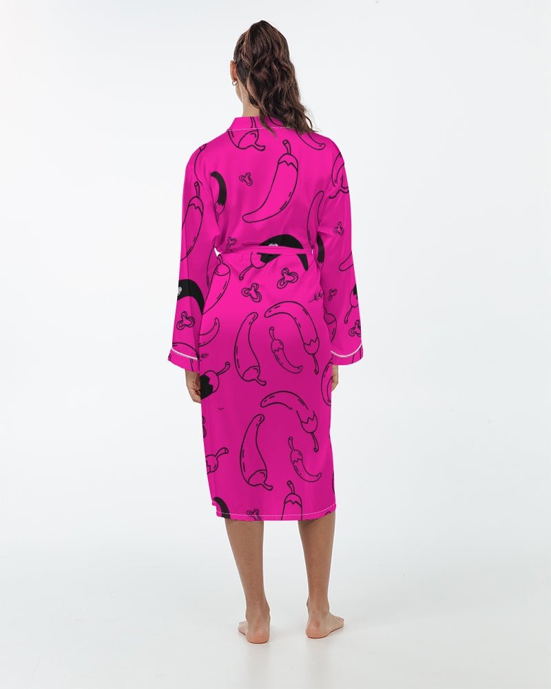 IC Spicy x Candace Marquette "Revelation of RWA" Satin Robe - The Enchanted Bonsai Bazaar