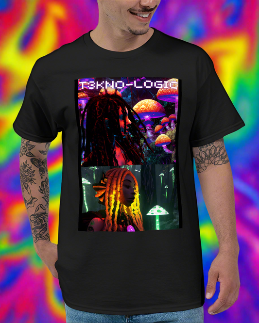 Psychedelic by T3kNo - Logic Unisex Ultra Cotton T-Shirt | Gildan - T3kNo - Logic.xyz