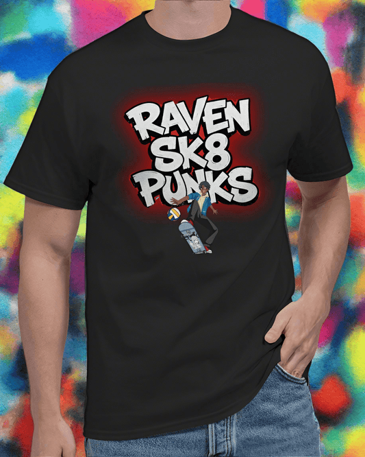 Raven Sk8 Punks "World8.io Access" T-Shirt - The Enchanted Bonsai Bazaar