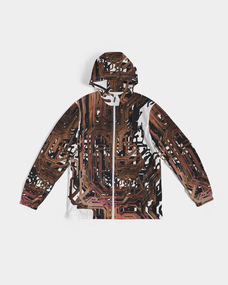 Root Circuitry Men's All - Over Print Windbreaker - The Enchanted Bonsai Bazaar