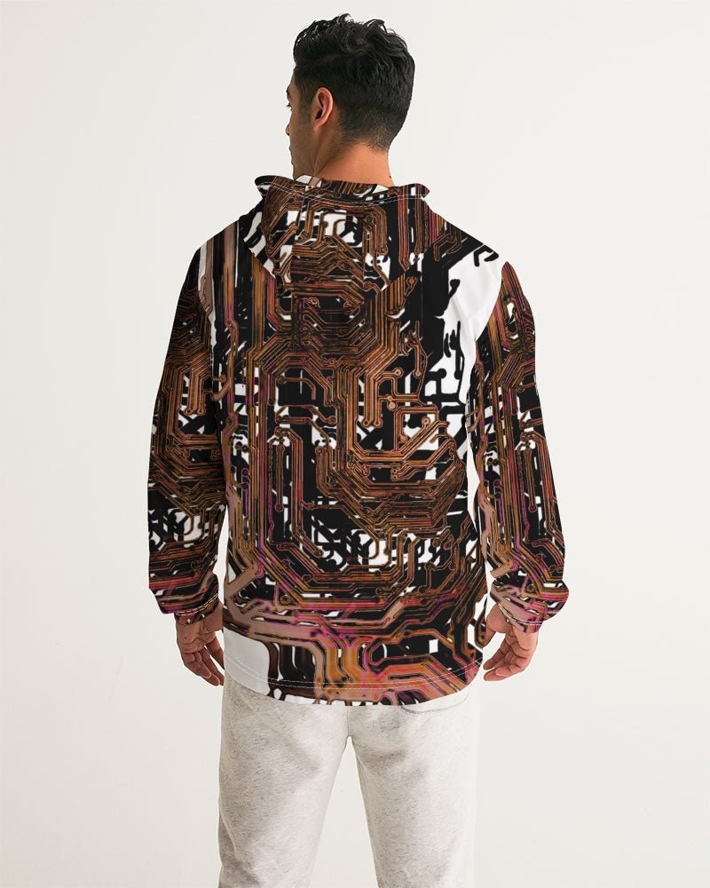 Root Circuitry Men's All - Over Print Windbreaker - The Enchanted Bonsai Bazaar