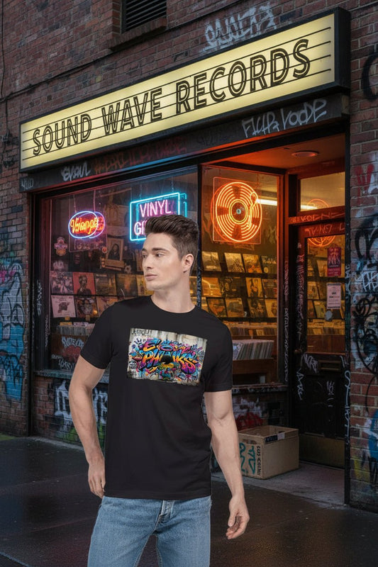 RWA Certified T-Shirt E Phunks Graffiti Wall Unisex Jersey Tee | Bella + Canvas - T3kNo-Logic.xyz