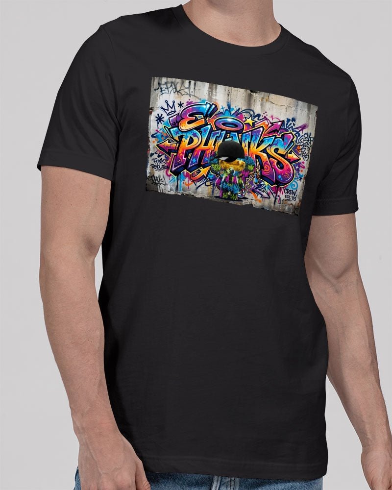 RWA Certified T-Shirt E Phunks Graffiti Wall Unisex Jersey Tee | Bella + Canvas - T3kNo-Logic.xyz