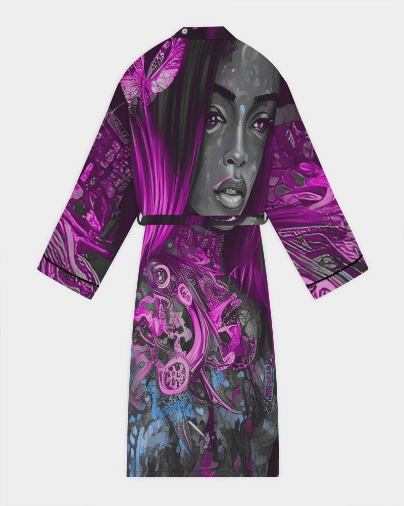 Satin Robe - The Violet Empress by T3kNo - Logic - The Enchanted Bonsai Bazaar