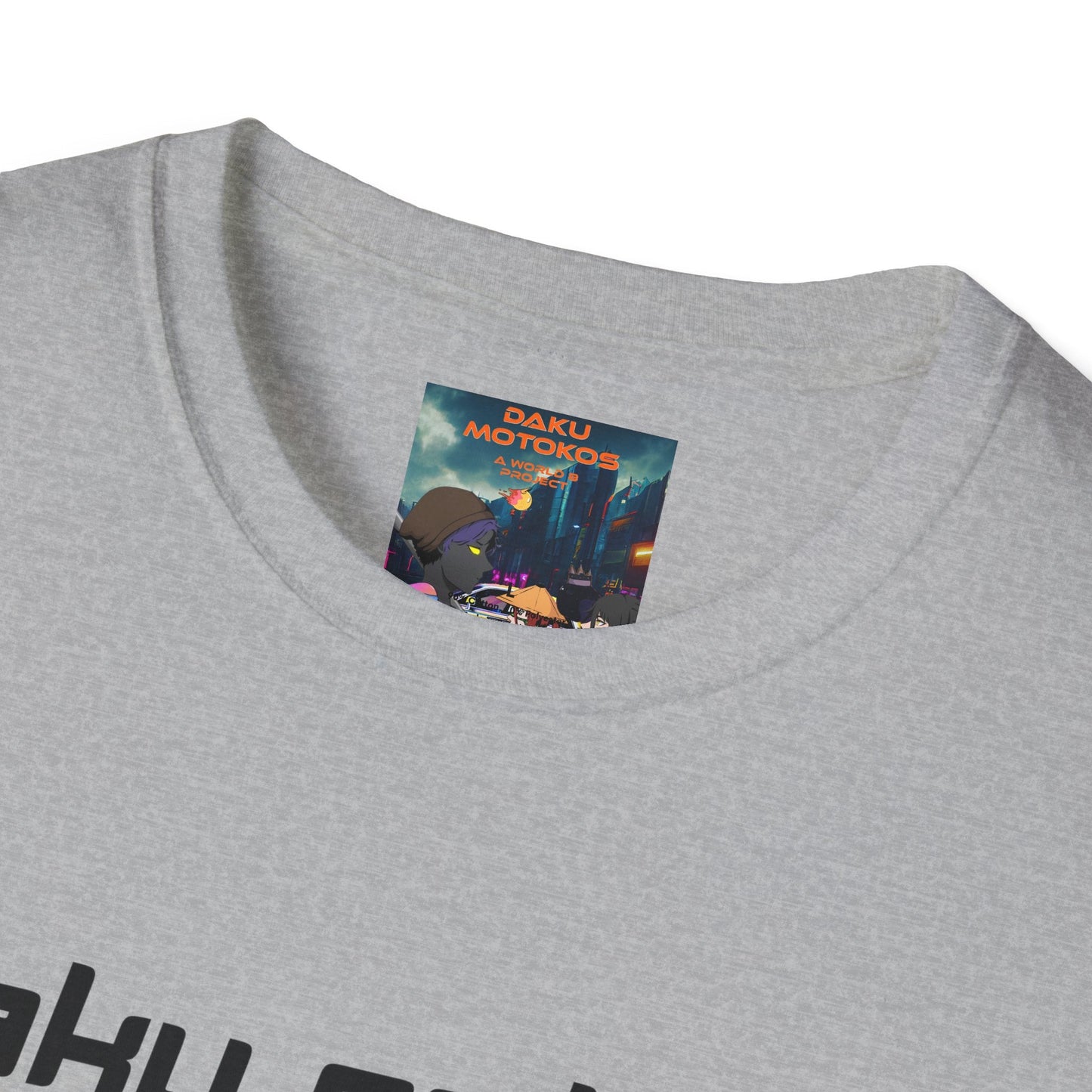 T-Shirt — Daku Motoko Anime Silhouette Tee - T3kNo - Logic.xyz