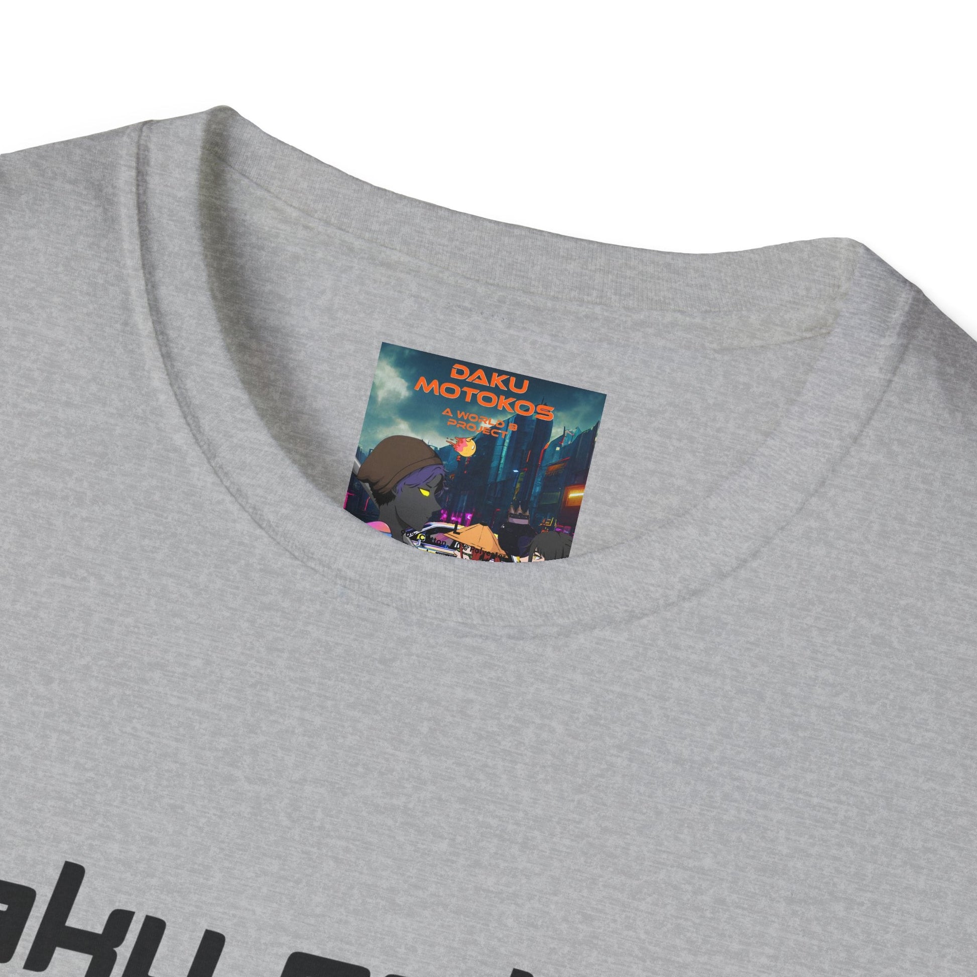 T-Shirt — Daku Motoko Anime Silhouette Tee - T3kNo - Logic.xyz