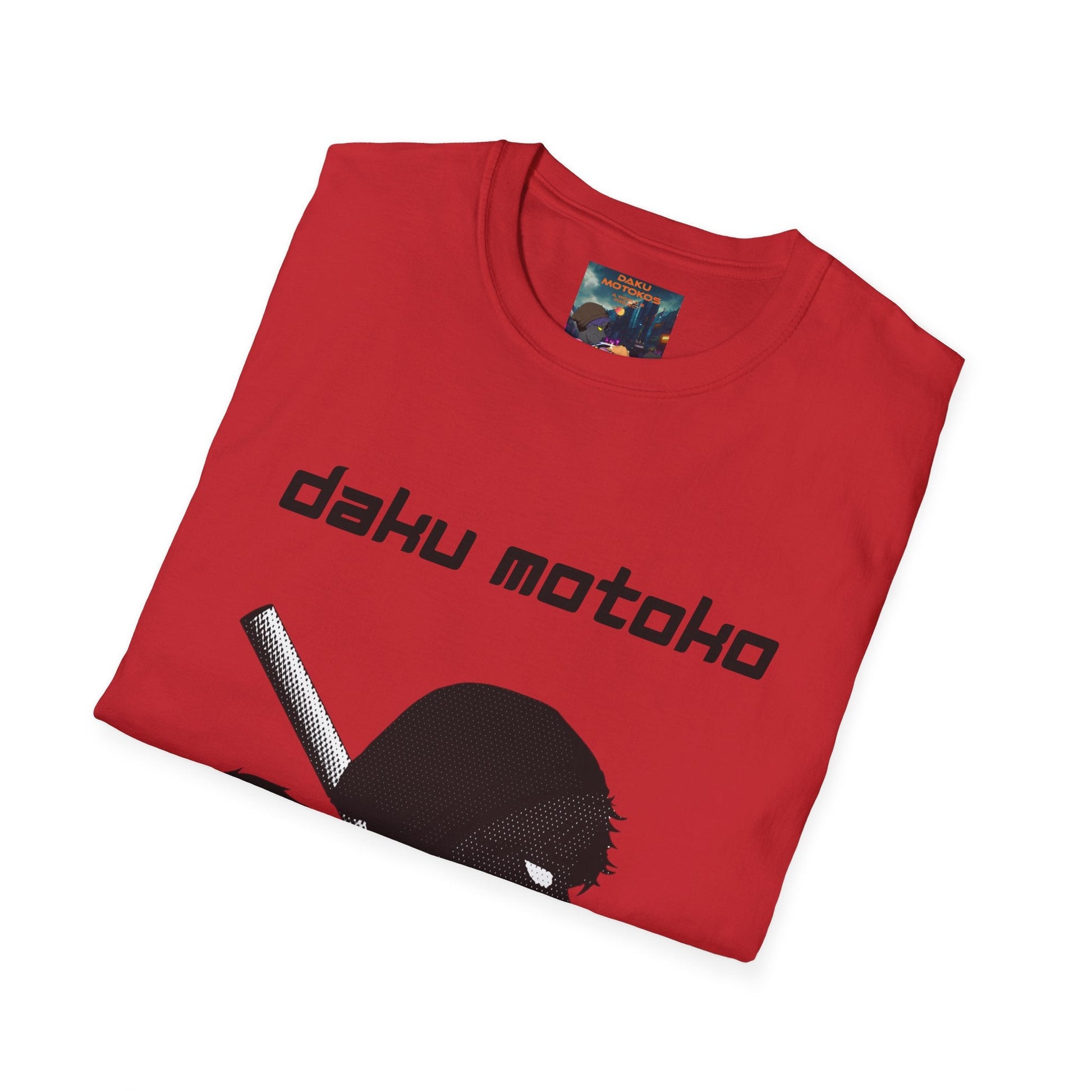 T-Shirt — Daku Motoko Anime Silhouette Tee - T3kNo - Logic.xyz