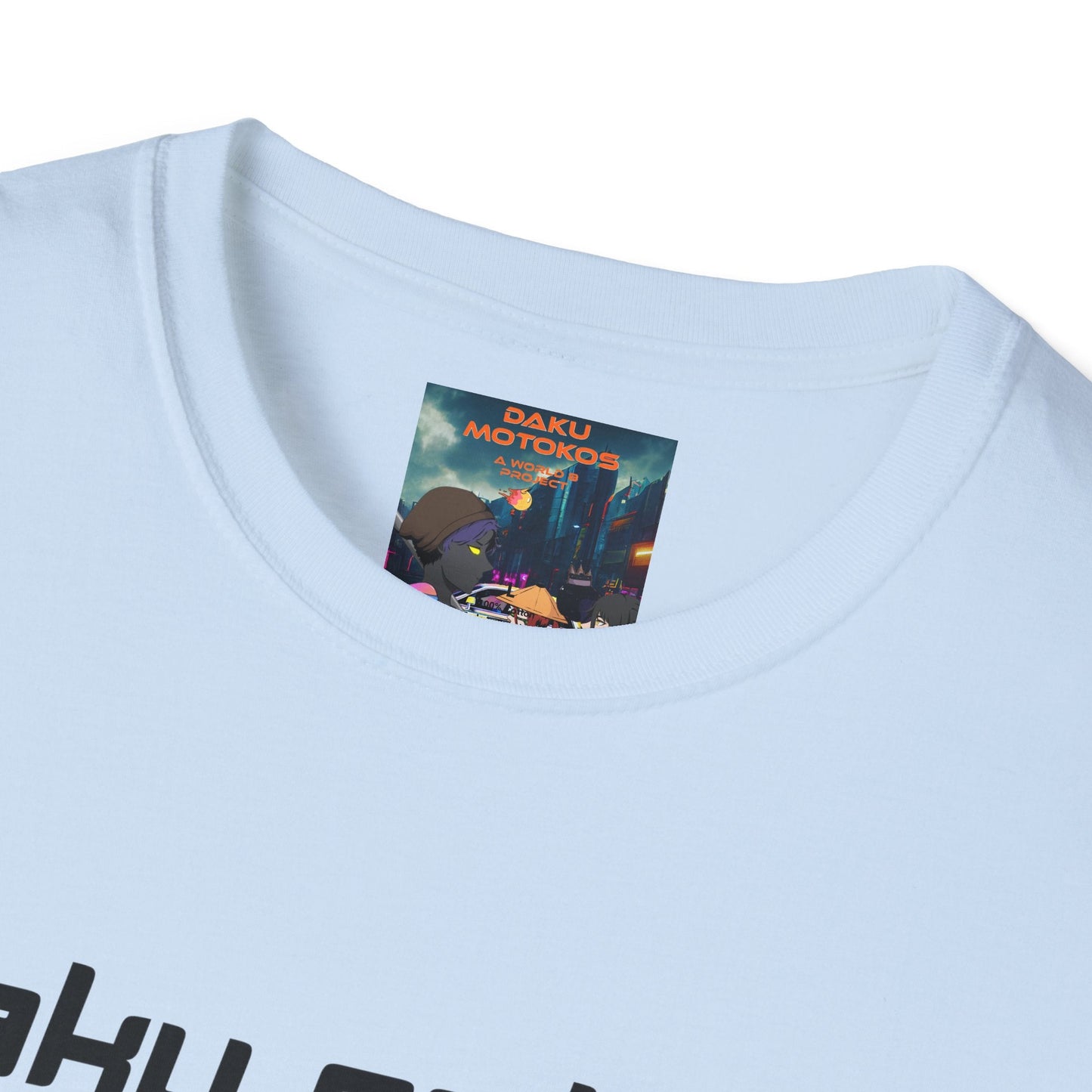 T-Shirt — Daku Motoko Anime Silhouette Tee - The Enchanted Bonsai Bazaar