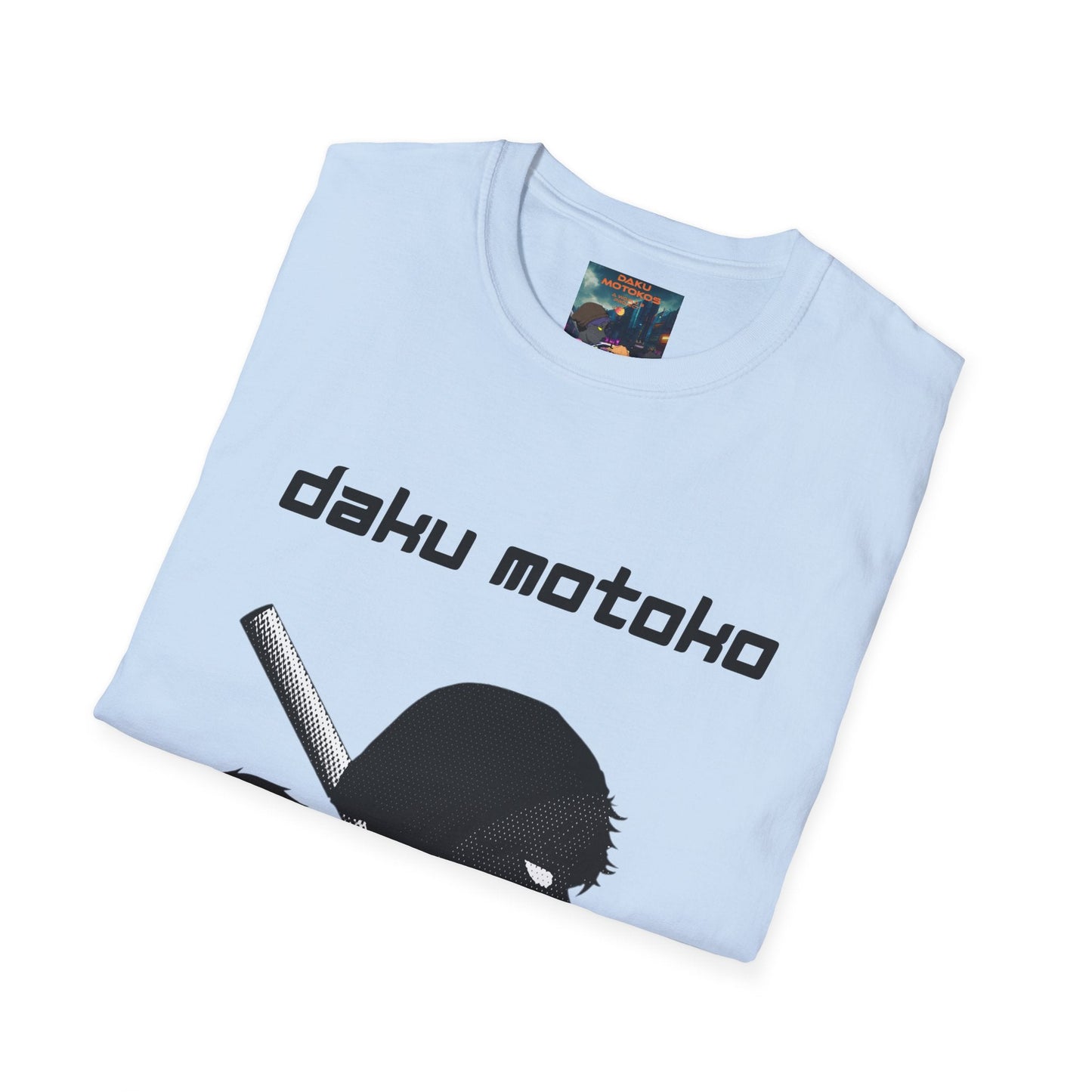 T-Shirt — Daku Motoko Anime Silhouette Tee - T3kNo - Logic.xyz