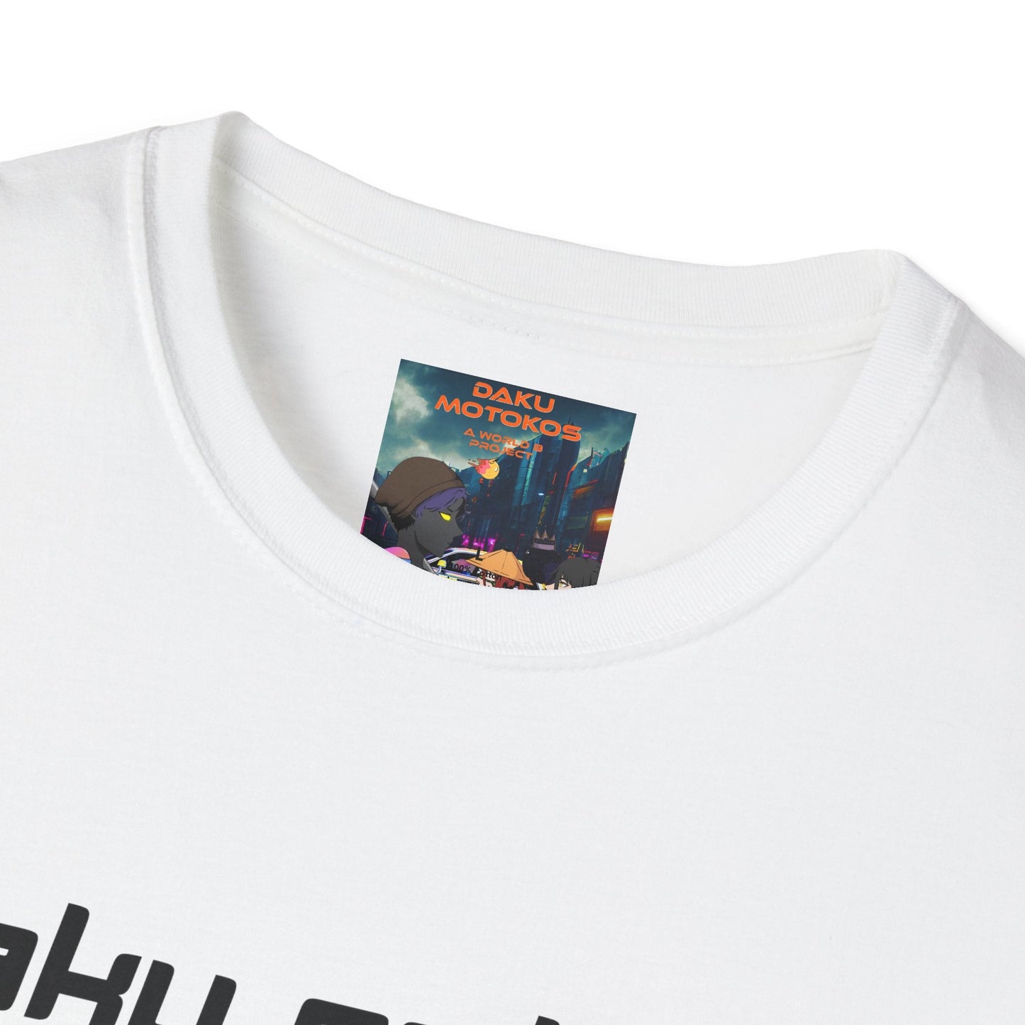 T-Shirt — Daku Motoko Anime Silhouette Tee - The Enchanted Bonsai Bazaar