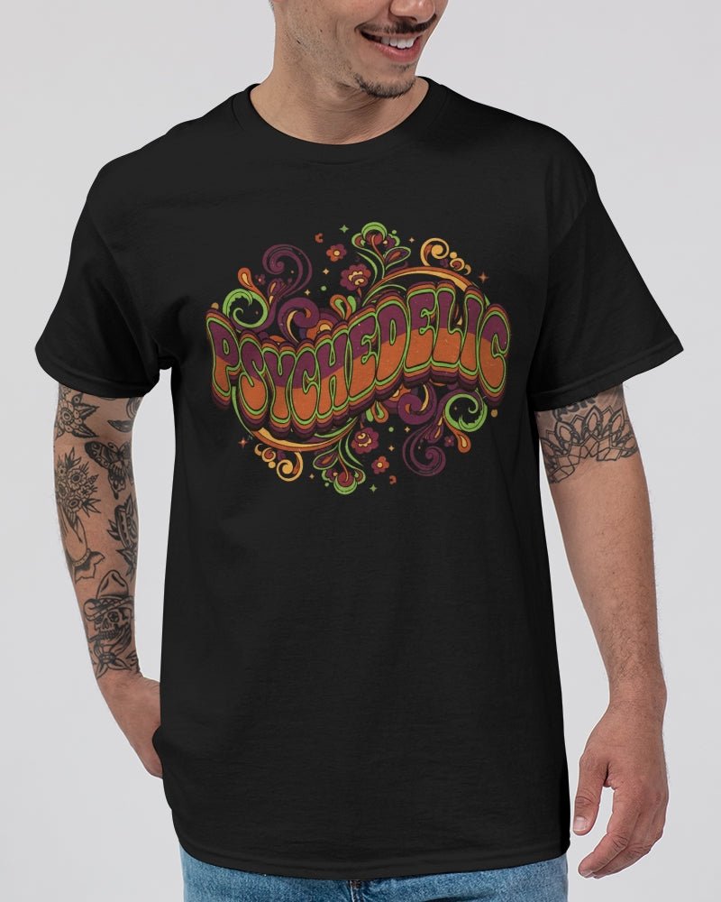 T-Shirt Psychedelic Retro Unisex Ultra Cotton T-Shirt | Gildan - The Enchanted Bonsai Bazaar