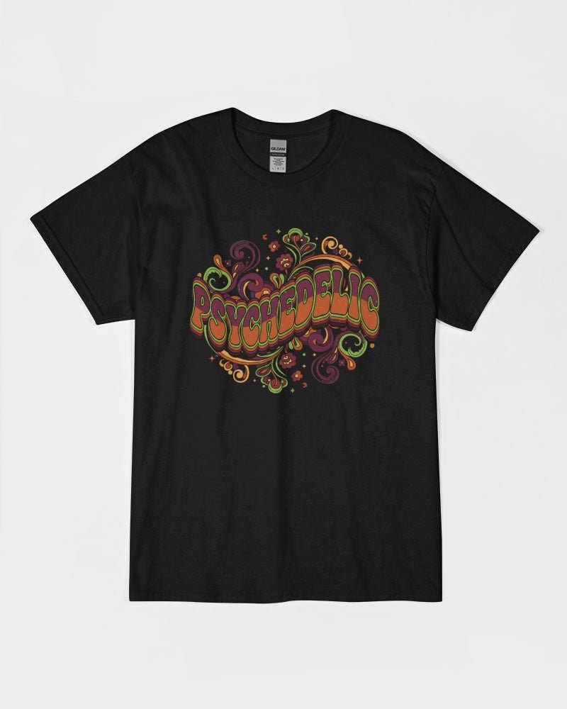 T-Shirt Psychedelic Retro Unisex Ultra Cotton T-Shirt | Gildan - The Enchanted Bonsai Bazaar