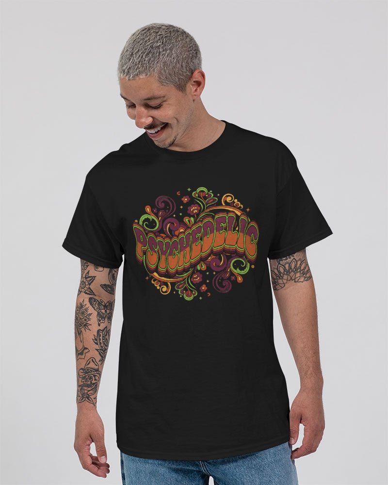 T-Shirt Psychedelic Retro Unisex Ultra Cotton T-Shirt | Gildan - The Enchanted Bonsai Bazaar