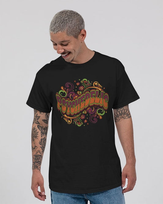 T-Shirt Psychedelic Retro Unisex Ultra Cotton T-Shirt | Gildan - The Enchanted Bonsai Bazaar