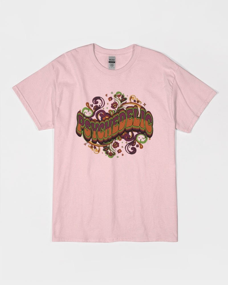 T-Shirt Psychedelic Retro Unisex Ultra Cotton T-Shirt | Gildan - The Enchanted Bonsai Bazaar