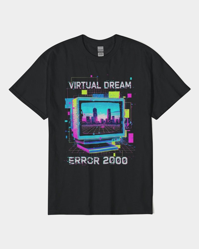 T-Shirt Virtual Dream Error 2000 Y2K 90's - The Enchanted Bonsai Bazaar