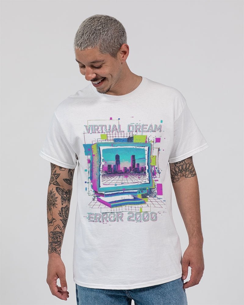 T-Shirt Virtual Dream Error 2000 Y2K 90's Unisex Ultra Cotton T-Shirt | Gildan - The Enchanted Bonsai Bazaar