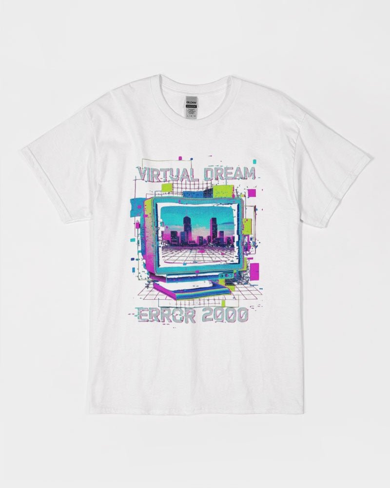 T-Shirt Virtual Dream Error 2000 Y2K 90's Unisex Ultra Cotton T-Shirt | Gildan - The Enchanted Bonsai Bazaar