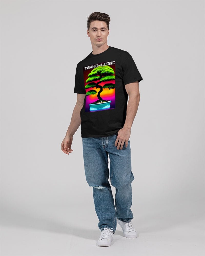 T3KNO - LOGIC Bonsai 08 Unisex Heavy Cotton T-Shirt | Gildan - The Enchanted Bonsai Bazaar