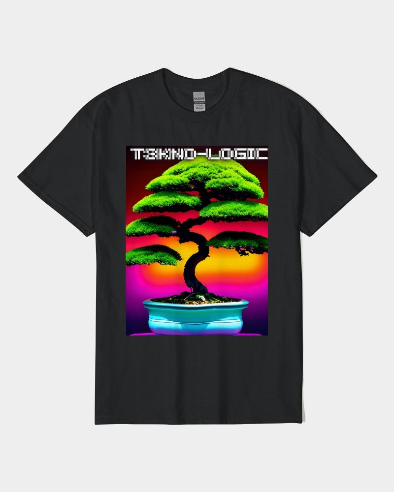 T3KNO - LOGIC Bonsai 08 Unisex Heavy Cotton T-Shirt | Gildan - The Enchanted Bonsai Bazaar