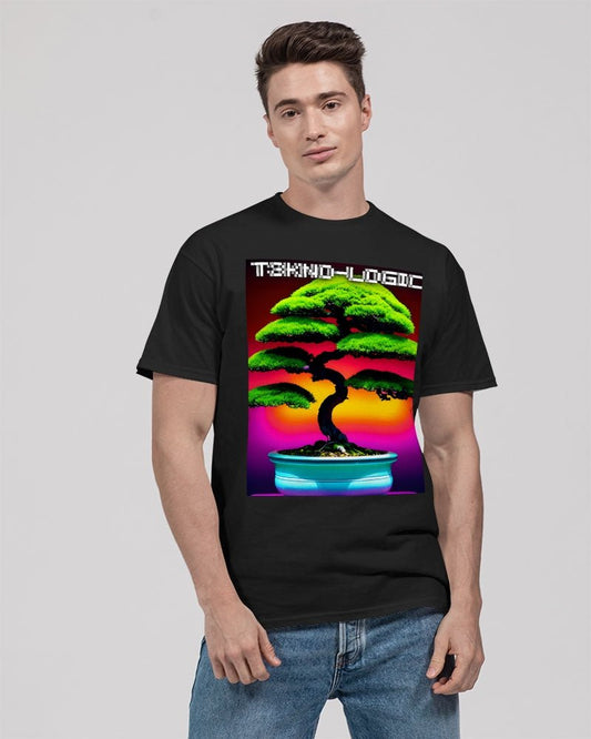T3KNO - LOGIC Bonsai 08 Unisex Heavy Cotton T-Shirt | Gildan - The Enchanted Bonsai Bazaar