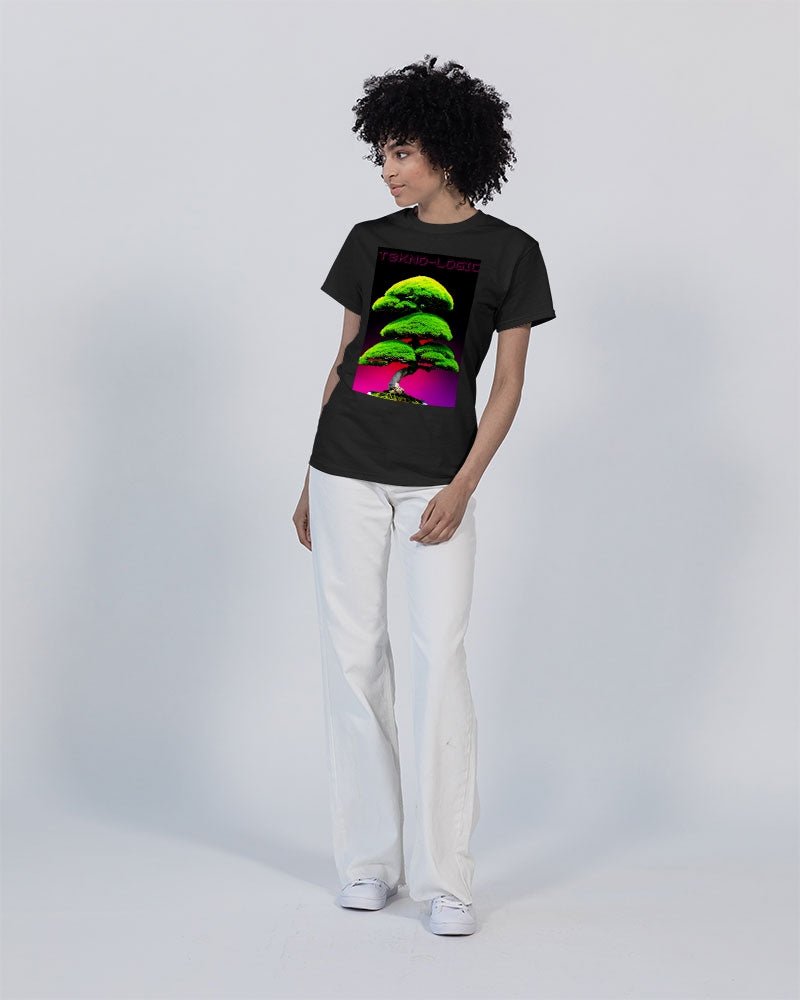 T3kNo - Logic Enchanted Bonsai 05 Unisex Heavy Cotton T-Shirt | Gildan - T3kNo - Logic.xyz
