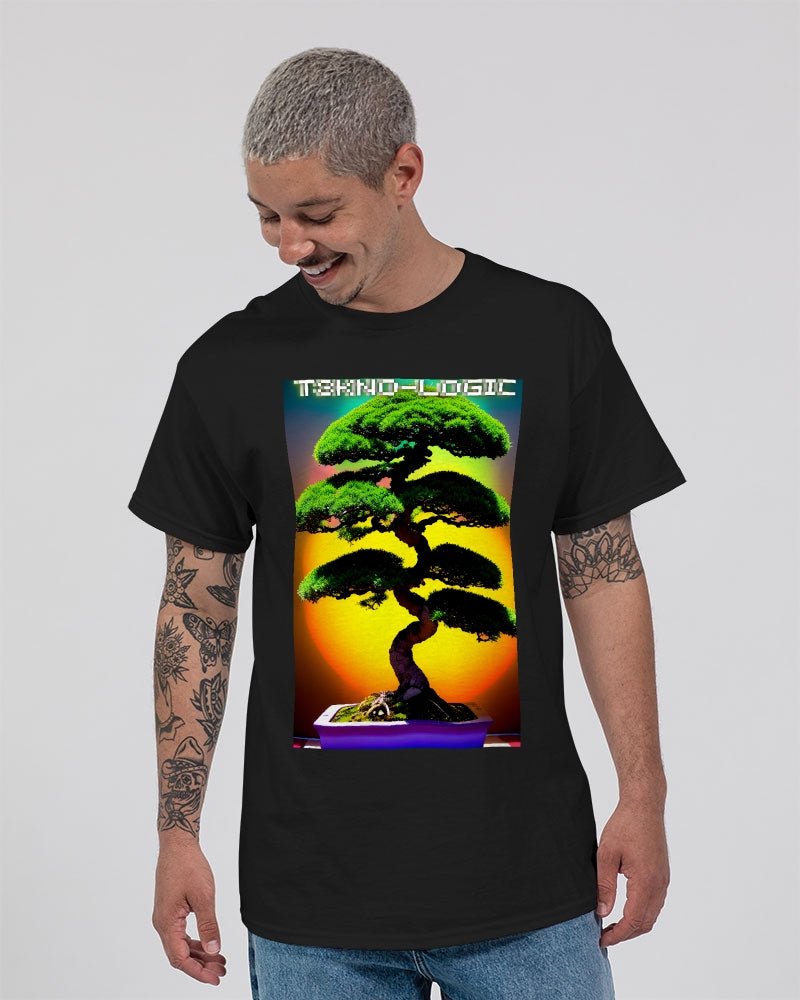 T3kNo - Logic Enchanted Bonsai 07 Unisex Ultra Cotton T-Shirt | Gildan - T3kNo - Logic.xyz