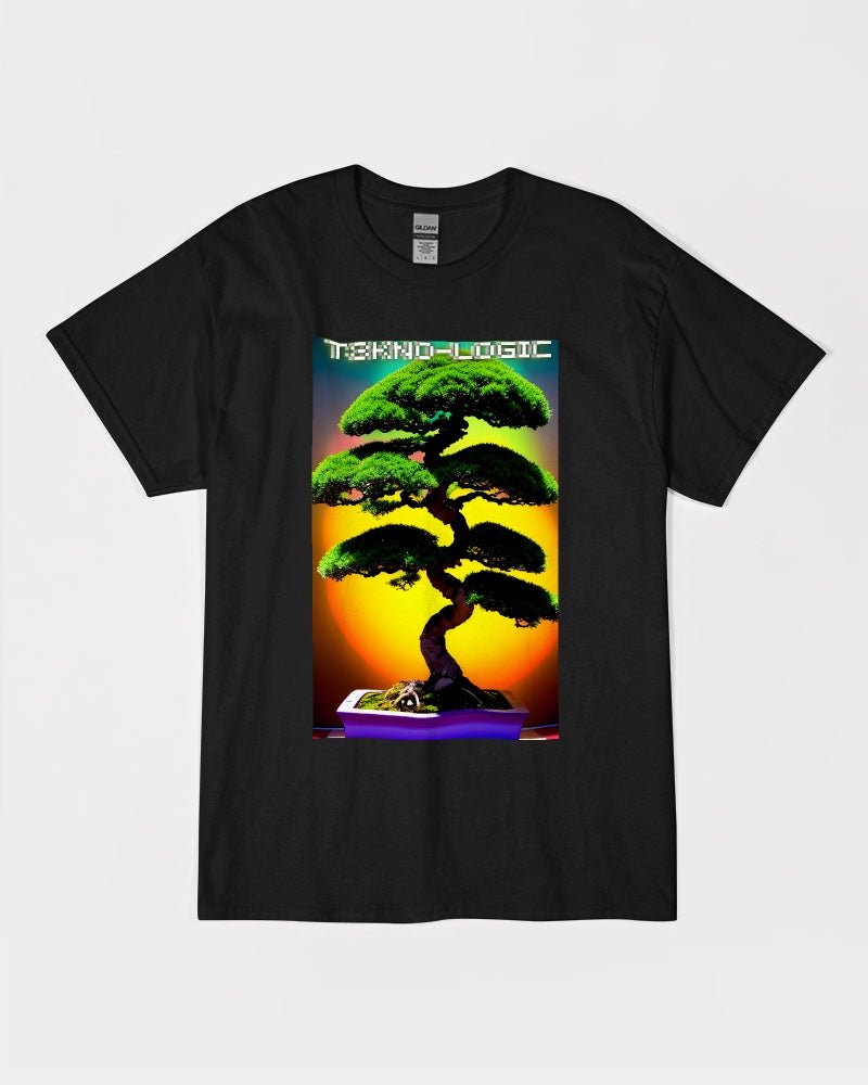 T3kNo - Logic Enchanted Bonsai 07 Unisex Ultra Cotton T-Shirt | Gildan - T3kNo - Logic.xyz