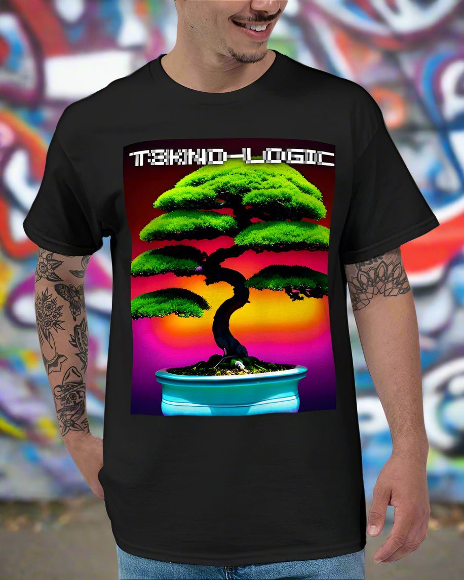 T3KNO - LOGIC Enchanted Bonsai 08 Unisex Ultra Cotton T-Shirt | Gildan - T3kNo - Logic.xyz