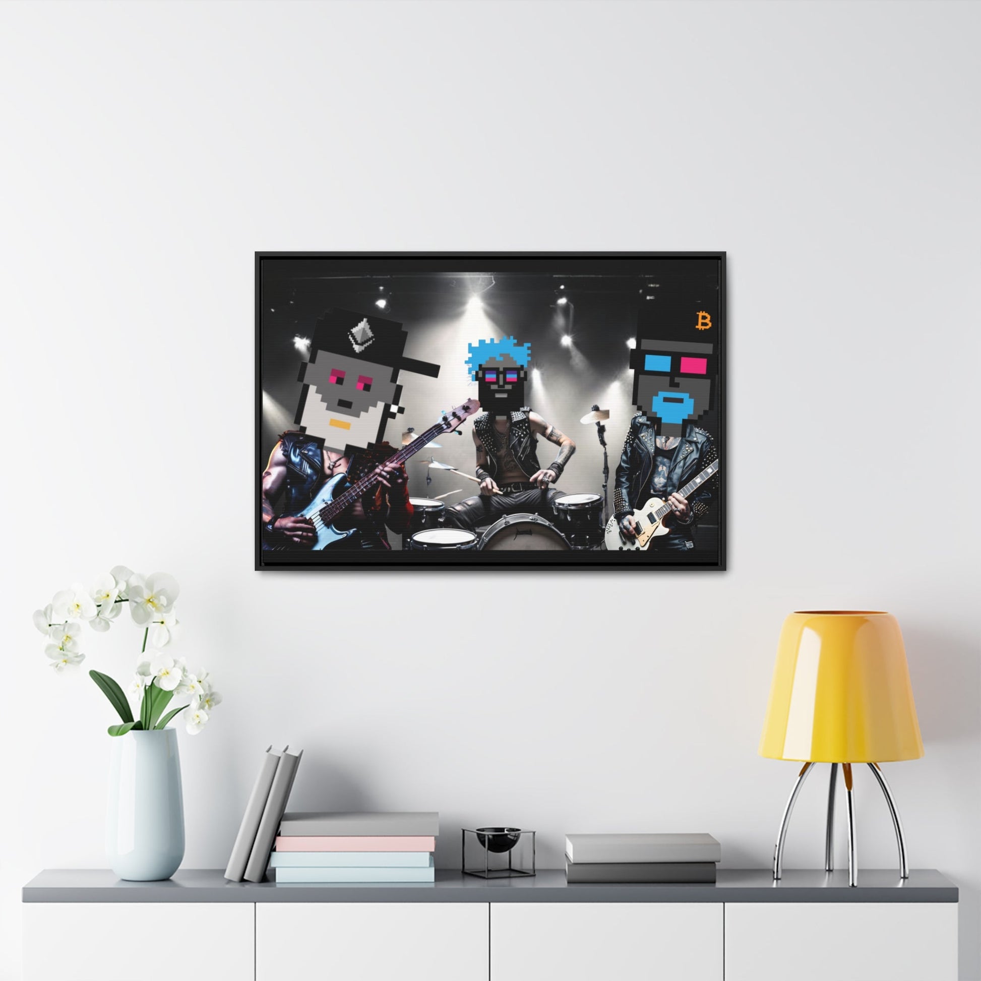 T3kNo - Logic | GNight Punks "Anthem Chaos" Canvas Art - T3kNo - Logic.xyz