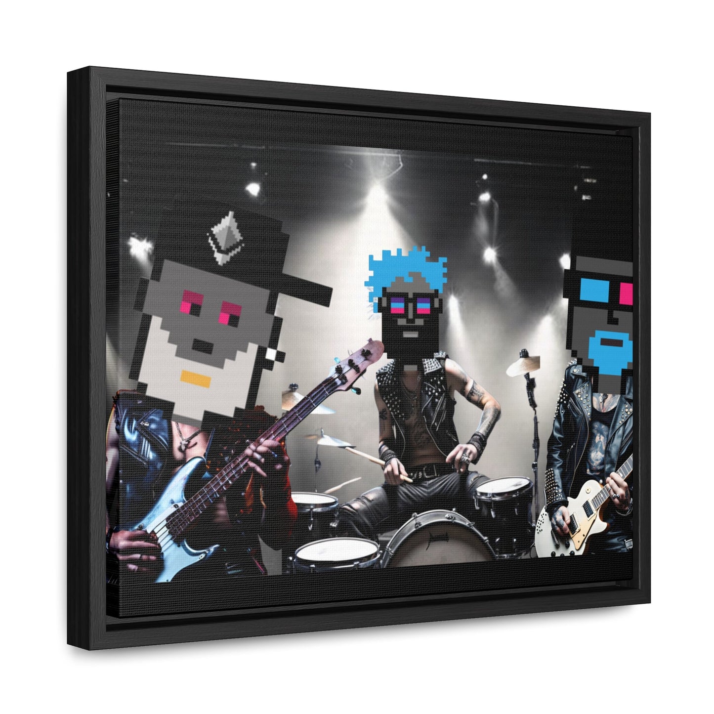 T3kNo - Logic | GNight Punks "Anthem Chaos" Canvas Art - T3kNo - Logic.xyz