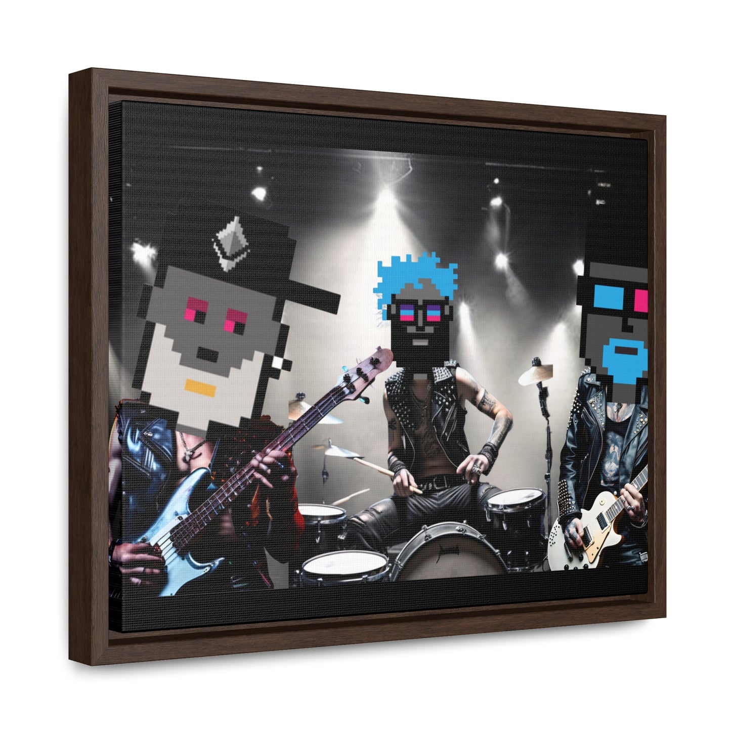 T3kNo - Logic | GNight Punks "Anthem Chaos" Canvas Art - T3kNo - Logic.xyz