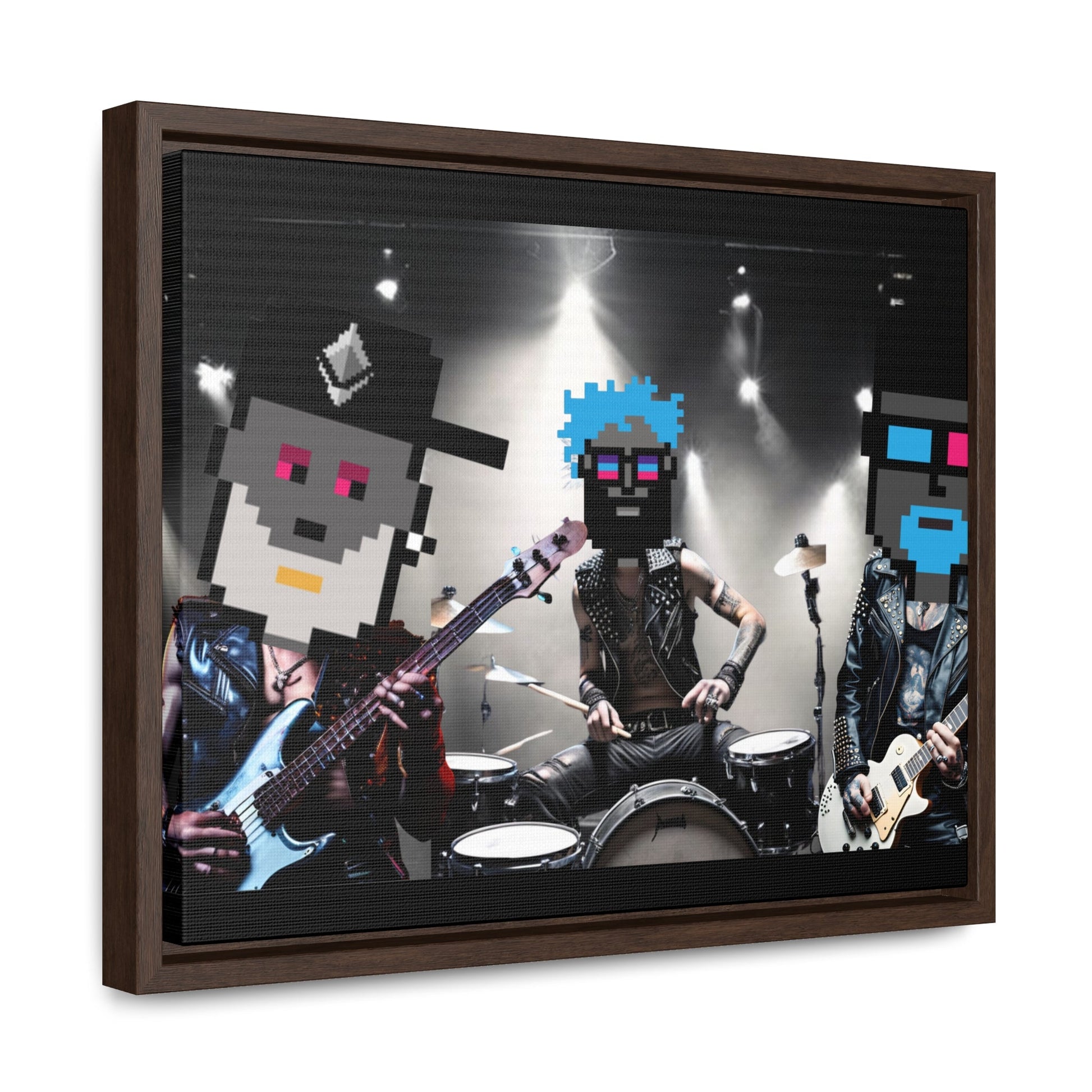T3kNo - Logic | GNight Punks "Anthem Chaos" Canvas Art - T3kNo - Logic.xyz