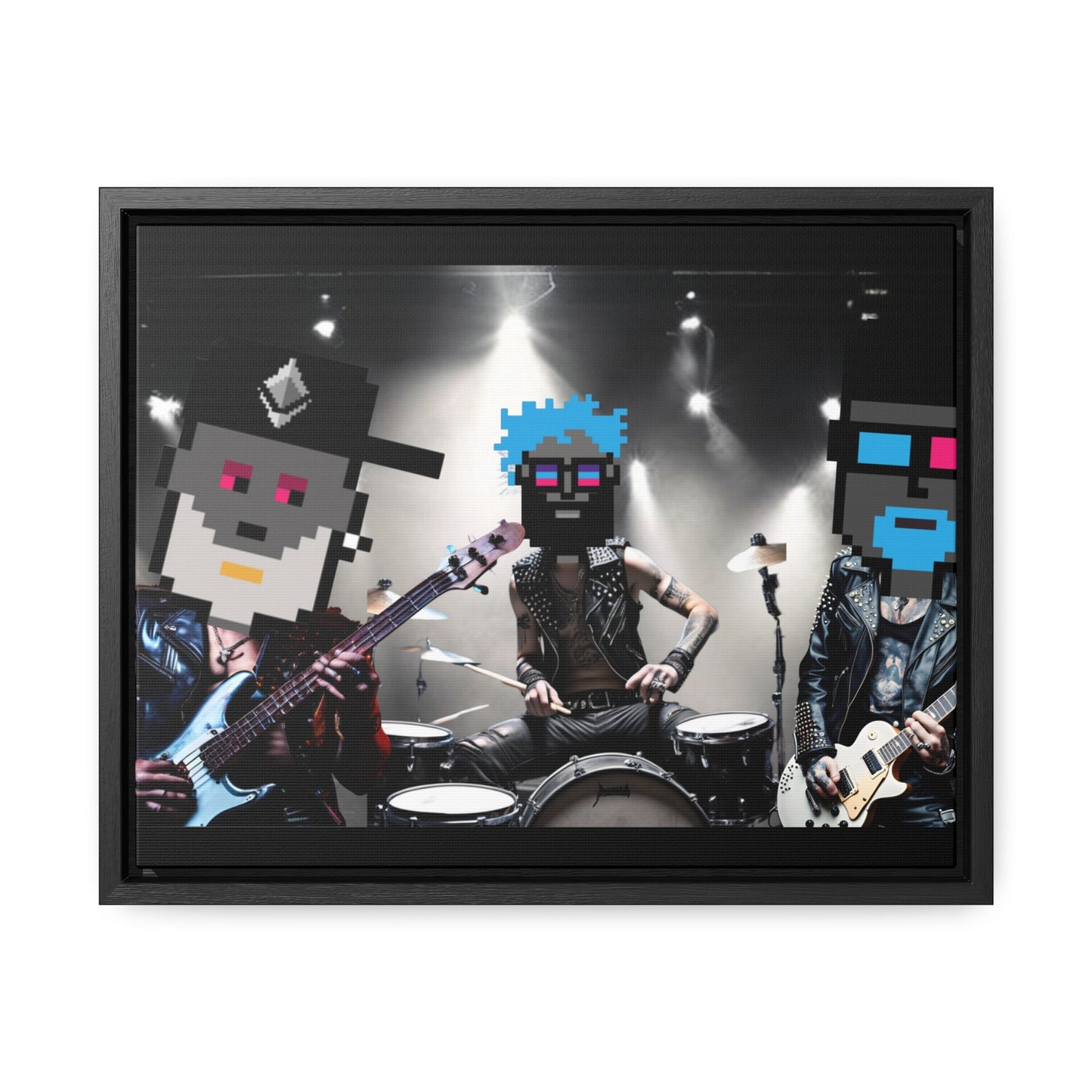 T3kNo - Logic | GNight Punks "Anthem Chaos" Canvas Art - T3kNo - Logic.xyz
