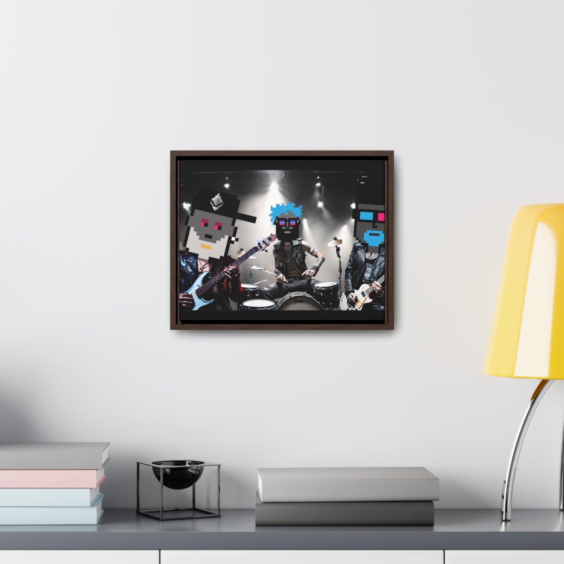 T3kNo - Logic | GNight Punks "Anthem Chaos" Canvas Art - T3kNo - Logic.xyz