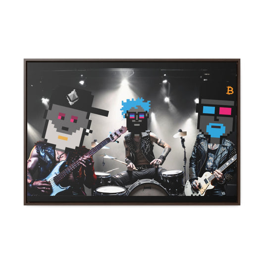 T3kNo - Logic | GNight Punks "Anthem Chaos" Canvas Art - T3kNo - Logic.xyz