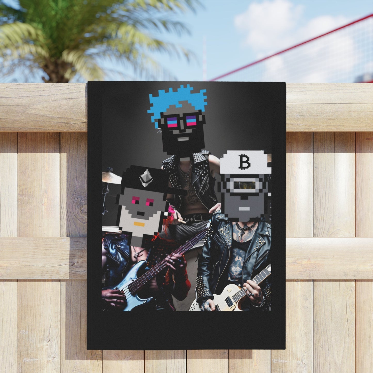 T3kNo - Logic | GNight Punks "Daylight Break" Beach Towel - T3kNo - Logic.xyz