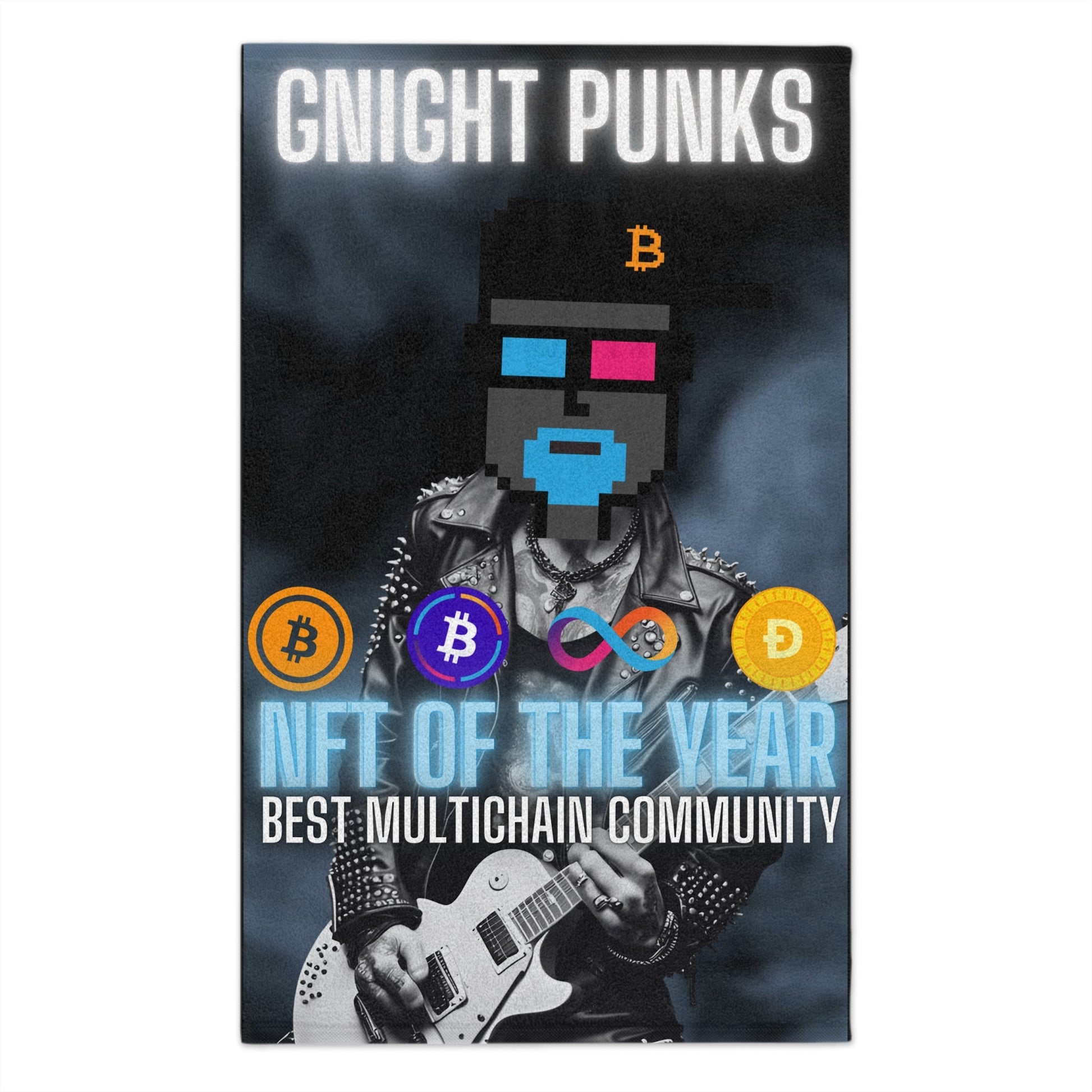 T3kNo - Logic | GNight Punks "Multi - Chain Spirit" Rally Towel - T3kNo - Logic.xyz
